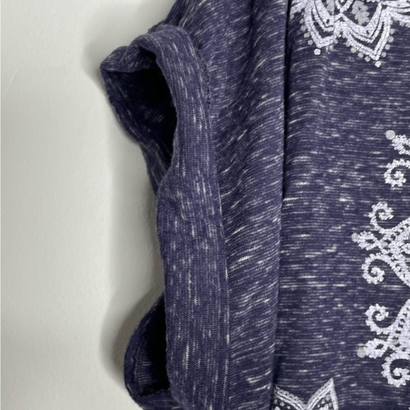 Style & Co. Plus Size Macy’s purple Mandala short sleeve T-Shirt Size 2X - Picture 5 of 9